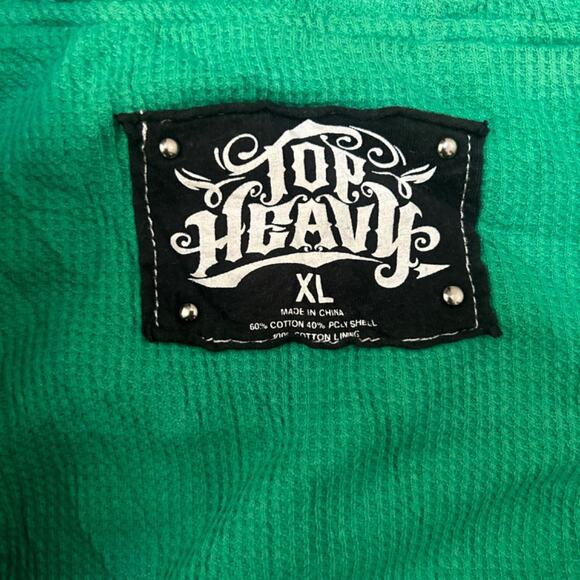 Y2k top heavy zip up - Picture 3 of 4